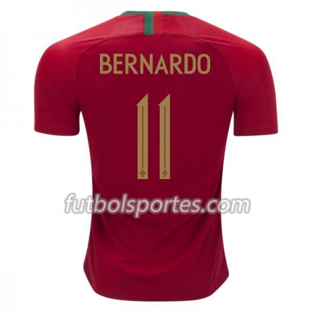 Camisetas Portugal Bernardo 11 Primera Equipacion Mundial 2018